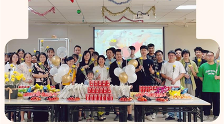 “真正陪伴,心系员工”——真正检测4.22员工生日会